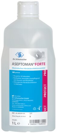 Exemplaire exposé: Désinfectant pour les mains ASEPTOMAN FORTE