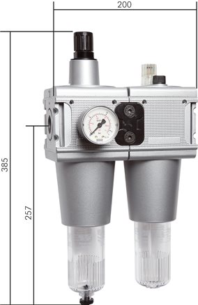 Exemplaire exposé: Unité de maintenance 2 pièces - Multifix série 5