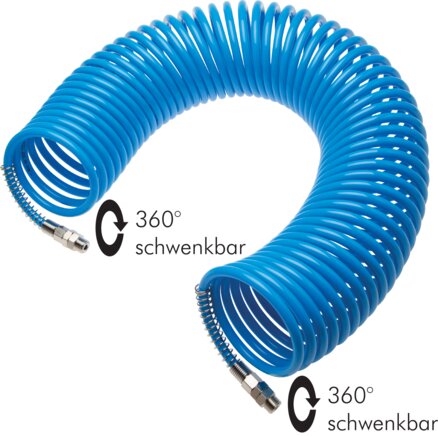 Exemplaire exposé: Tuyau spiralé en polyamide (sortie radiale)