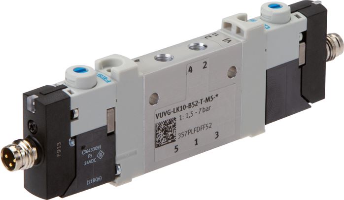 Exemplaire exposé: Électrovanne à impulsions 5/2 voies